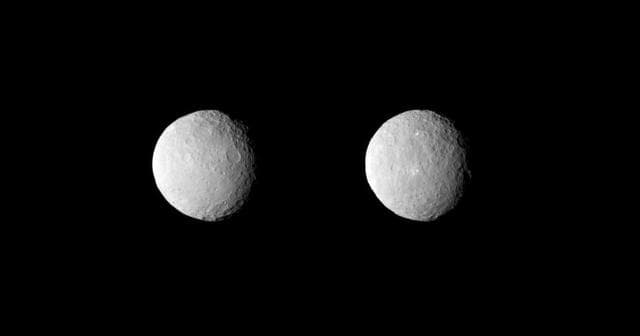 NASA image: Views of Ceres on Approach, Uncropped