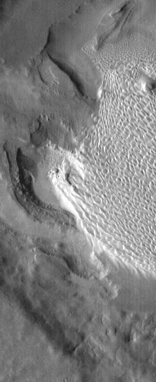 NASA image: Rabe Dunes in IR
