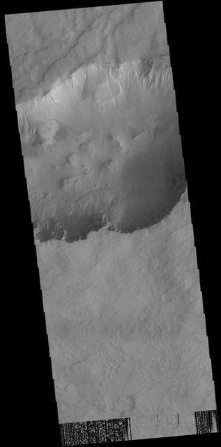 NASA image: Asimov Crater