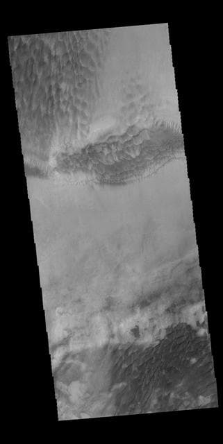 NASA image: Hooke Crater Dunes