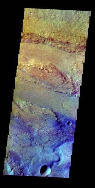 NASA image: Ares Vallis - False Color