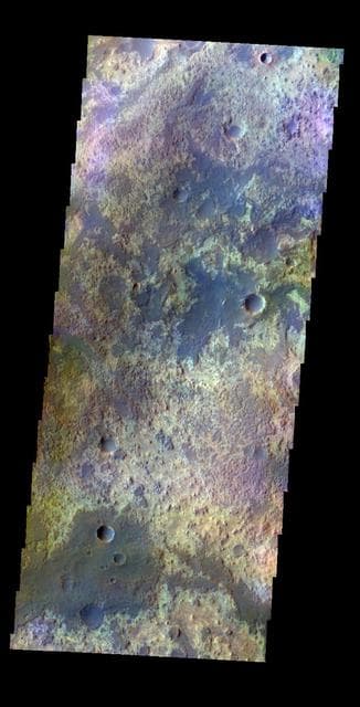 NASA image: Arabia Terra - False Color