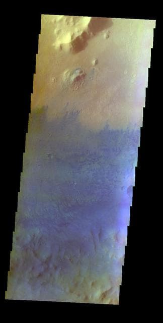 NASA image: Marth Crater - False Color