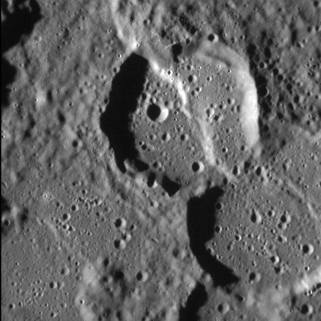 NASA image: Crossed Craters