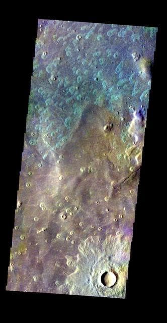 NASA image: Acidalia Planitia - False Color