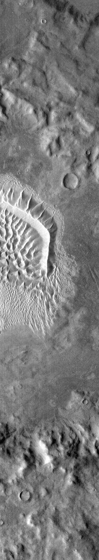 NASA image: Russel Crater Dunes - IR