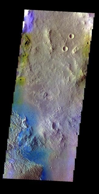 NASA image: Becquerel Crater - False Color