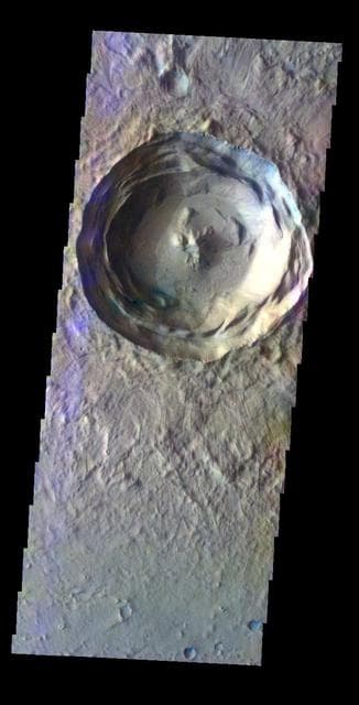 NASA image: Crater - False Color