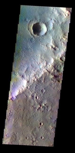 NASA image: Crater - False Color
