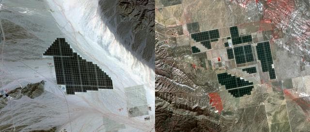 NASA image: California Solar Farms