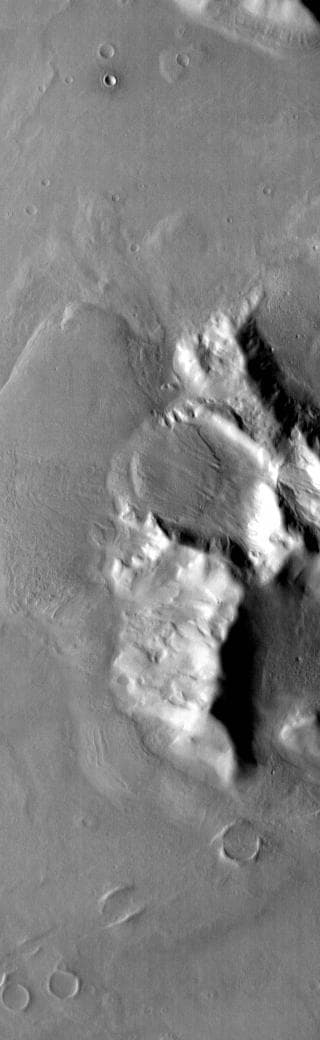 NASA image: Debris Flow