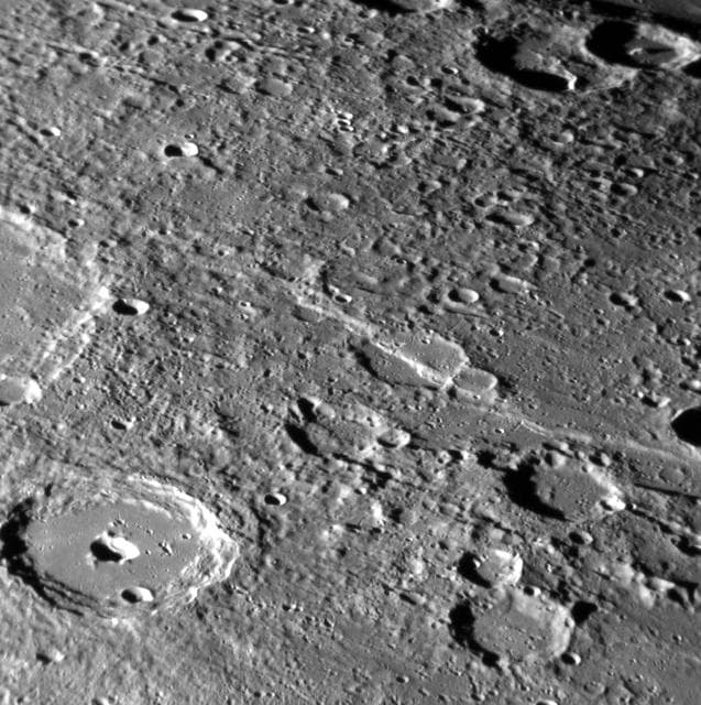 NASA image: Pits and Scarps