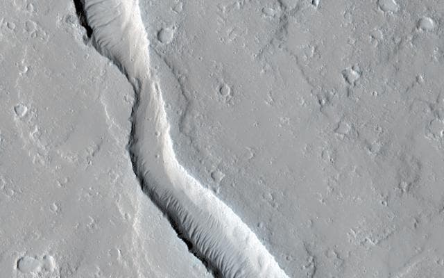NASA image: Lava Flow Near the Base of Olympus Mons