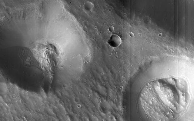 NASA image: Craters Near Nilokeras Scopulus