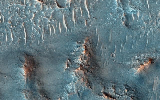 NASA image: At the Head of a Kasei Valles Cataract