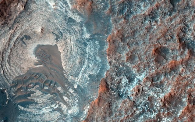 NASA image: Layers and Dark Dunes