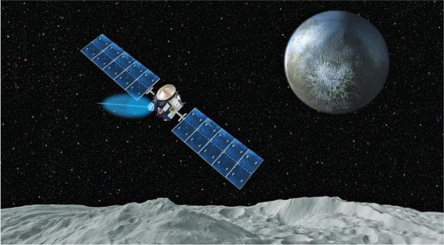 NASA image: Dawn Mission to Vesta and Ceres Lithograph