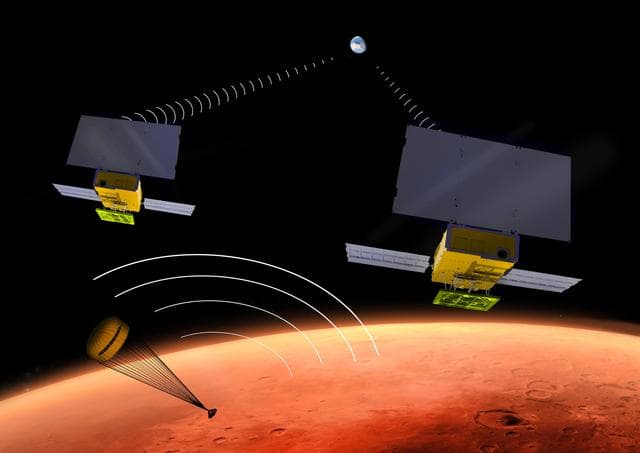 NASA image: Interplanetary CubeSat for Technology Demonstration at Mars Artist Concept
