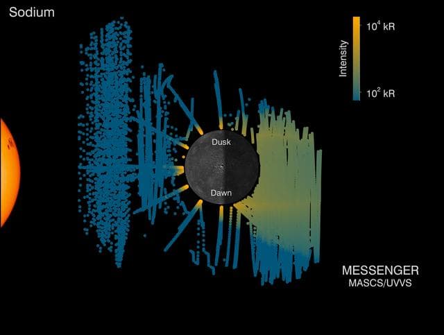 NASA image: Mercury Sodium Tail