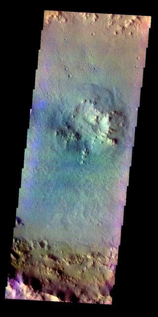 NASA image: Crater Floor - False Color