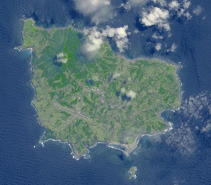 NASA image: Norfolk Island, Australia