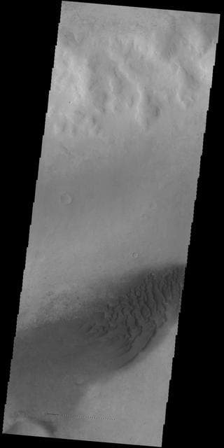 NASA image: Crater Dunes
