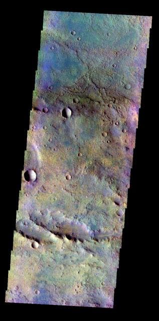 NASA image: Terra Sabaea - False Color