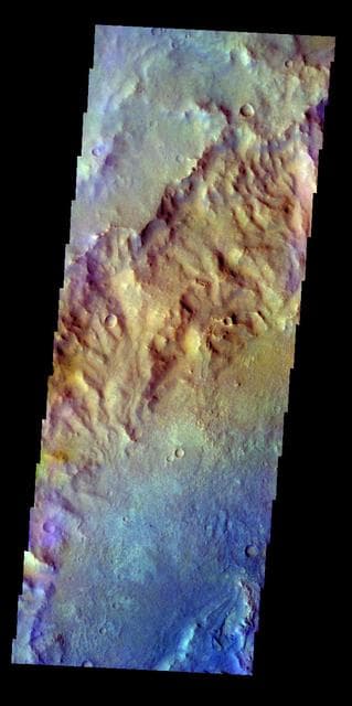 NASA image: Crater - False Color