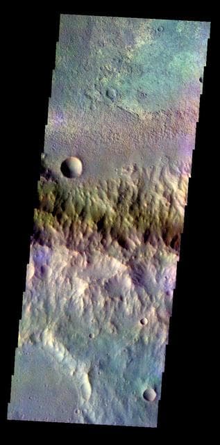 NASA image: Crater - False Color