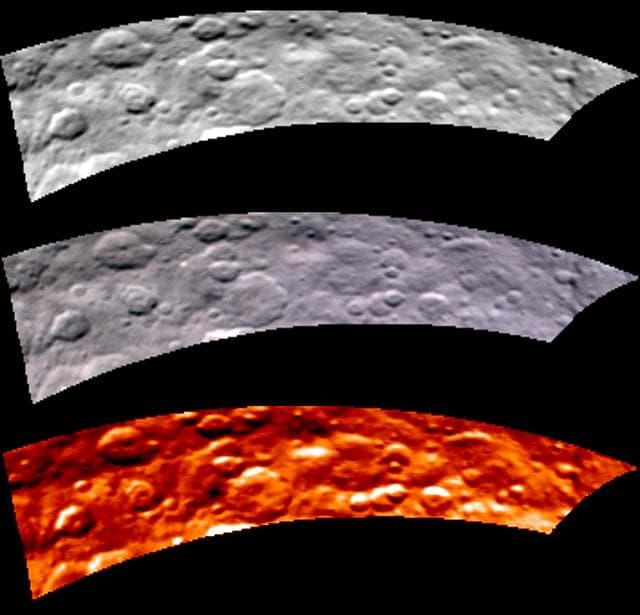 NASA image: VIR Image of Ceres, May 2015