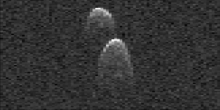 NASA image: Radar Movie of Asteroid 1999 JD6