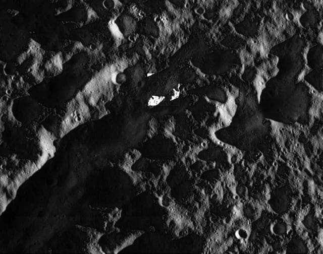 NASA image: Cassini Closest Views of Dione II