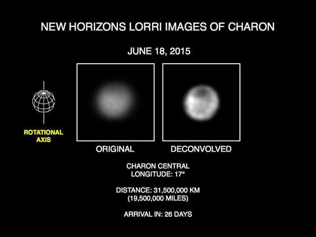 NASA image: A Dark Mystery on Charon