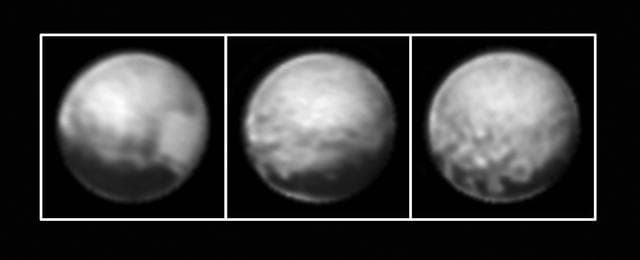 NASA image: Three Views of Pluto