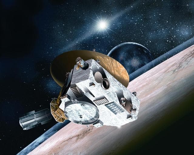 NASA Missions Have Their Eyes Peeled on Pluto Artist Concept