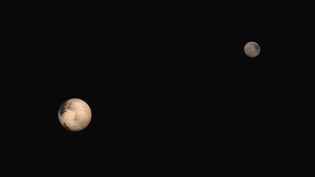 NASA image: Portrait of Pluto and Charon