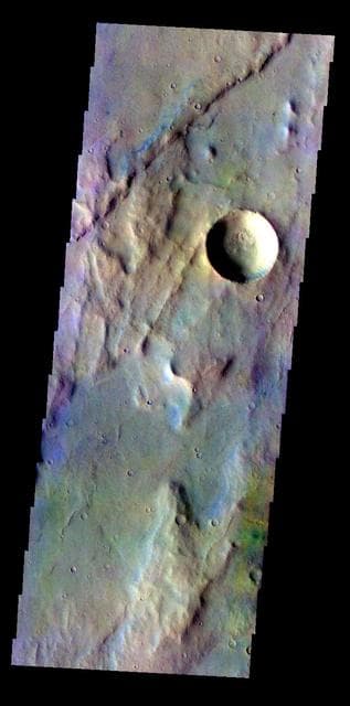 NASA image: Solis Planum - False Color