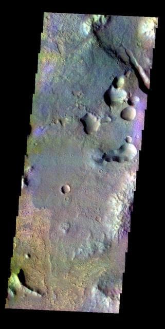 NASA image: Margaritifer Terra - False Color