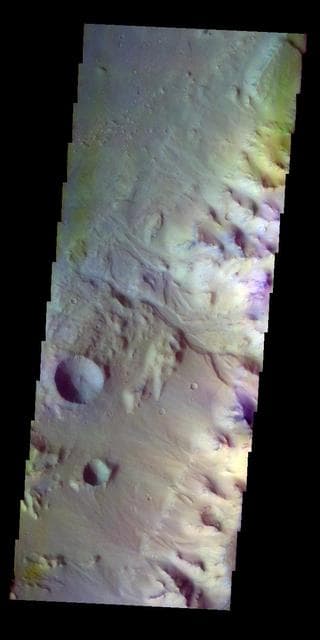 NASA image: Highland Margin - False Color