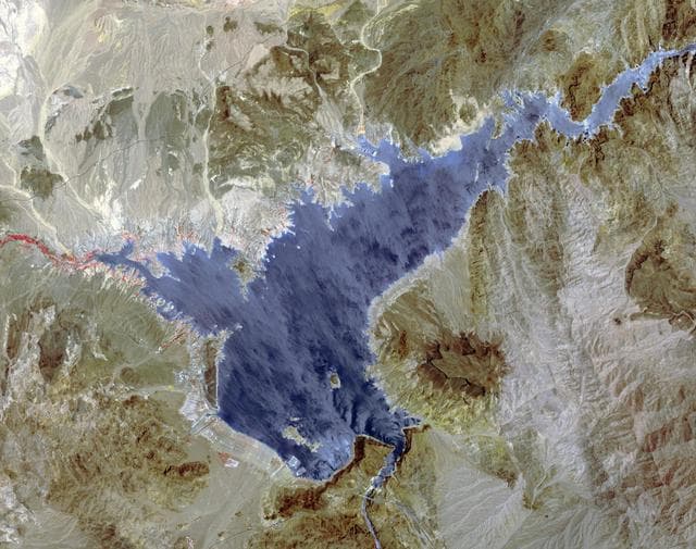 NASA image: Lake Mead and Drought