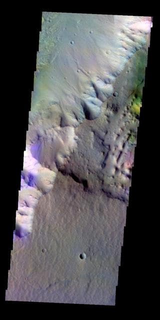 NASA image: Highland Margin - False Color