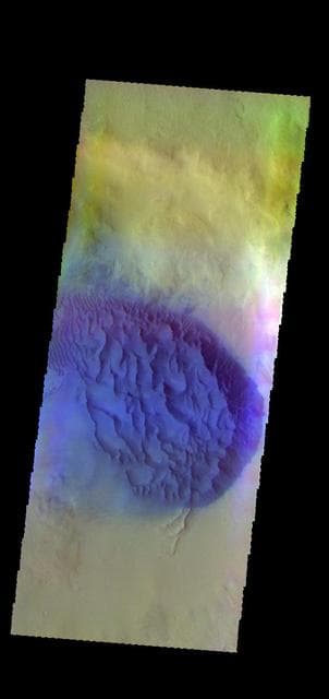 NASA image: Noachis Terra Dunes - False Color