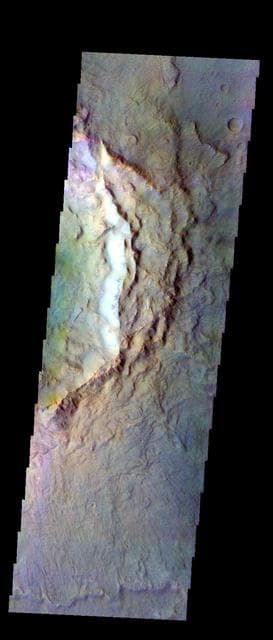 NASA image: Hesperia Planum - False Color