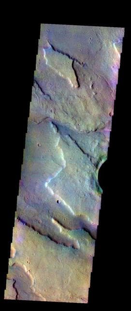 NASA image: Tyrrhenus Mons - False Color