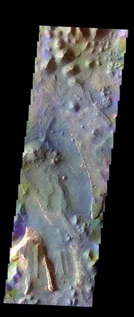 NASA image: Aureum Chaos - False Color