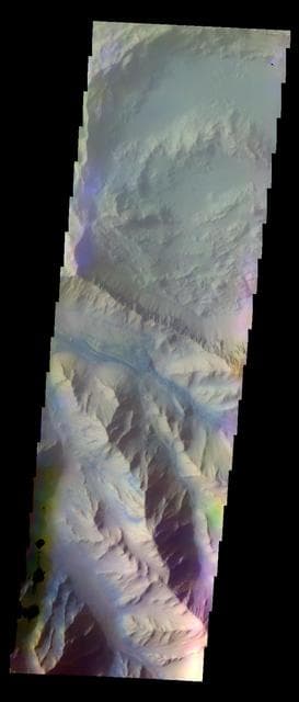 NASA image: Coprates Chasma - False Color