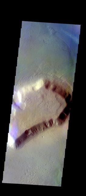 NASA image: Deuteronilus Mensae - False Color