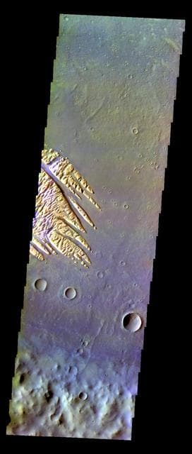 Pollack Crater - False Color
