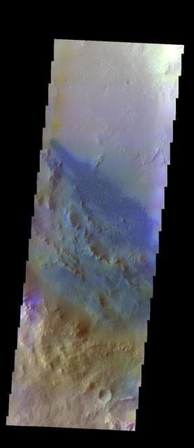 NASA image: Pettit Crater - False Color