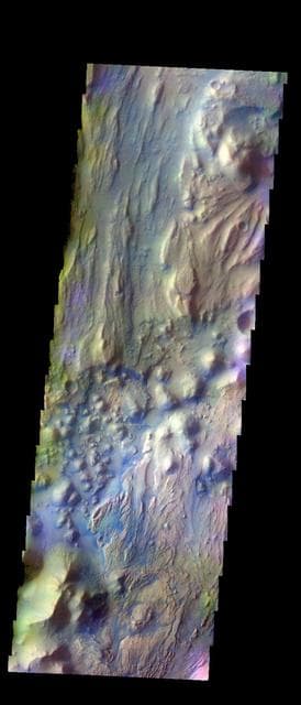 NASA image: Ares Vallis - False Color